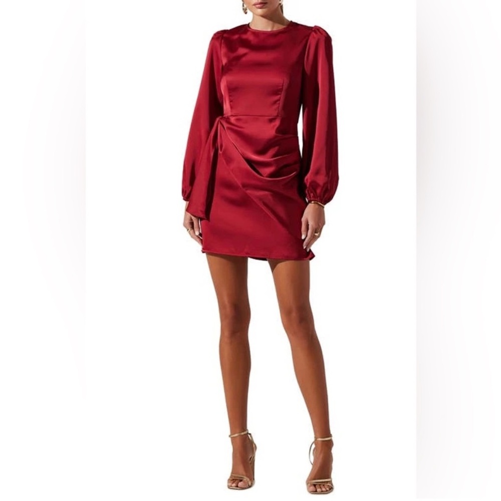 ASTR the label Faux Wrap Mini Dress
